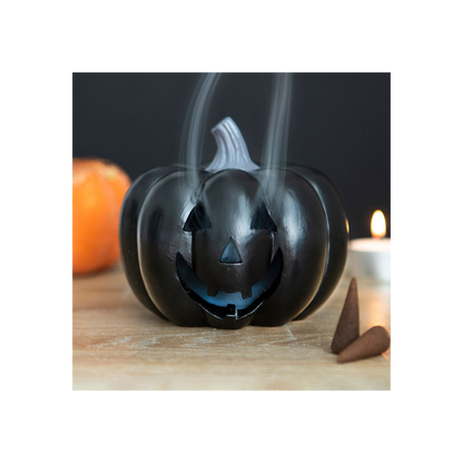 Black Pumpkin Incense Cone Holder