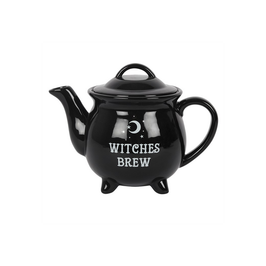 Witches Brew Ceramic Cauldron Tea Set