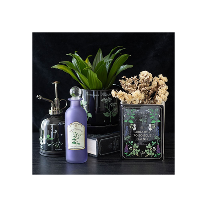 Poisonous Plants Book Shaped Ceramic Vase